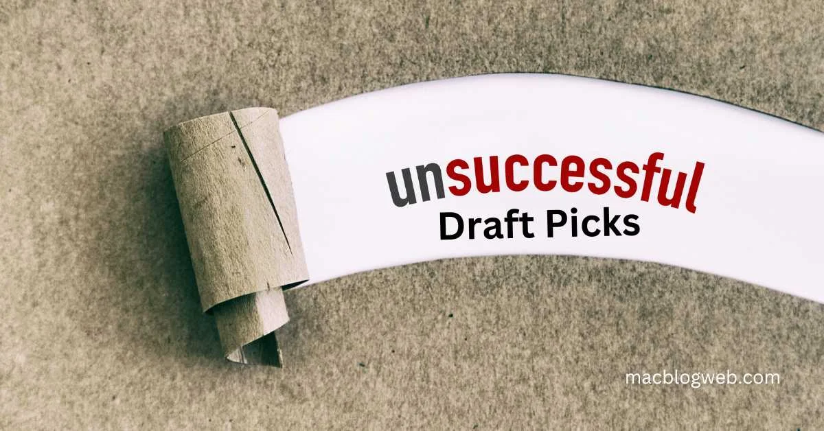 unsuccessful draft pick